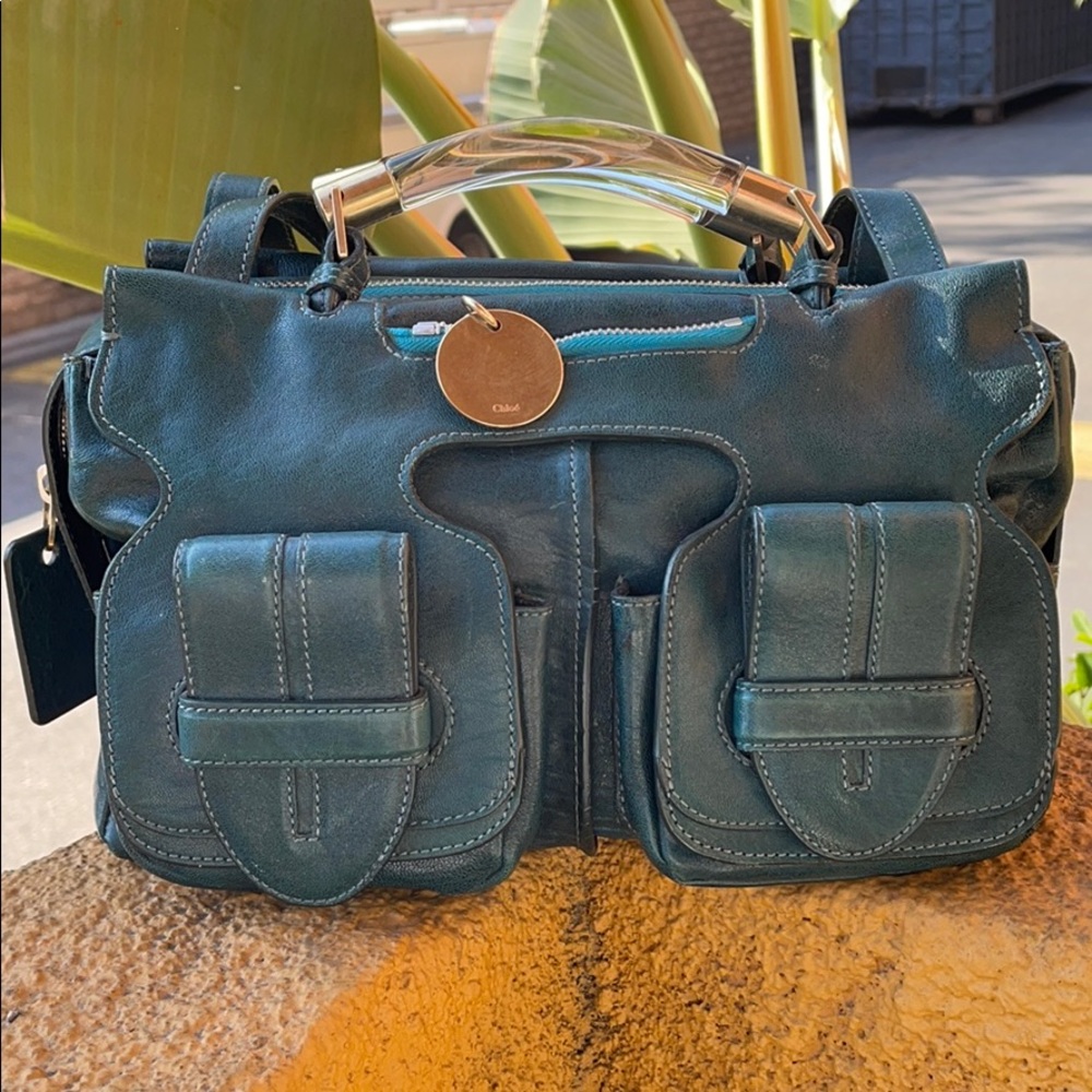 Chloe | NWOT Deep Turquoise Handbag